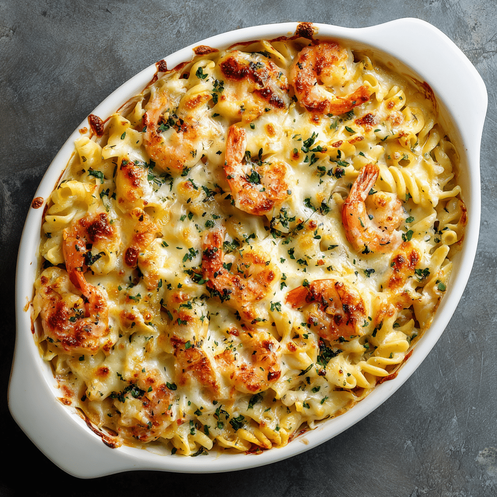 Creamy, Cheesy Shrimp Pasta Casserole: Ultimate Comfort Food